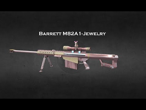 CFEU - Barrett M82A1-Jewelry Vip (HMX - Rooftops)