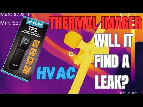 Mileseey TP2 PLUS Thermal Imager and uses in HVAC.