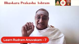Learn Rudram   Anuvakam 7
