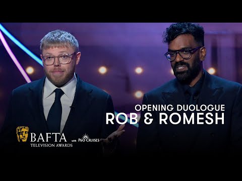 BAFTA hosts Rob & Romesh deliver a hilarious opening duologue | BAFTA TV Awards 2023