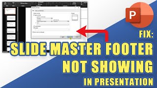 FIX:  Footer in Slide Master Not Showing in PowerPoint Presentation