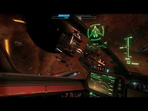 Star Citizen 3.4.3 Vanduul Swarm with Sabre (Testing TrackHat)
