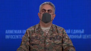 The briefing of Armenian Defense Ministry Representative Artsrun Hovhannisyan