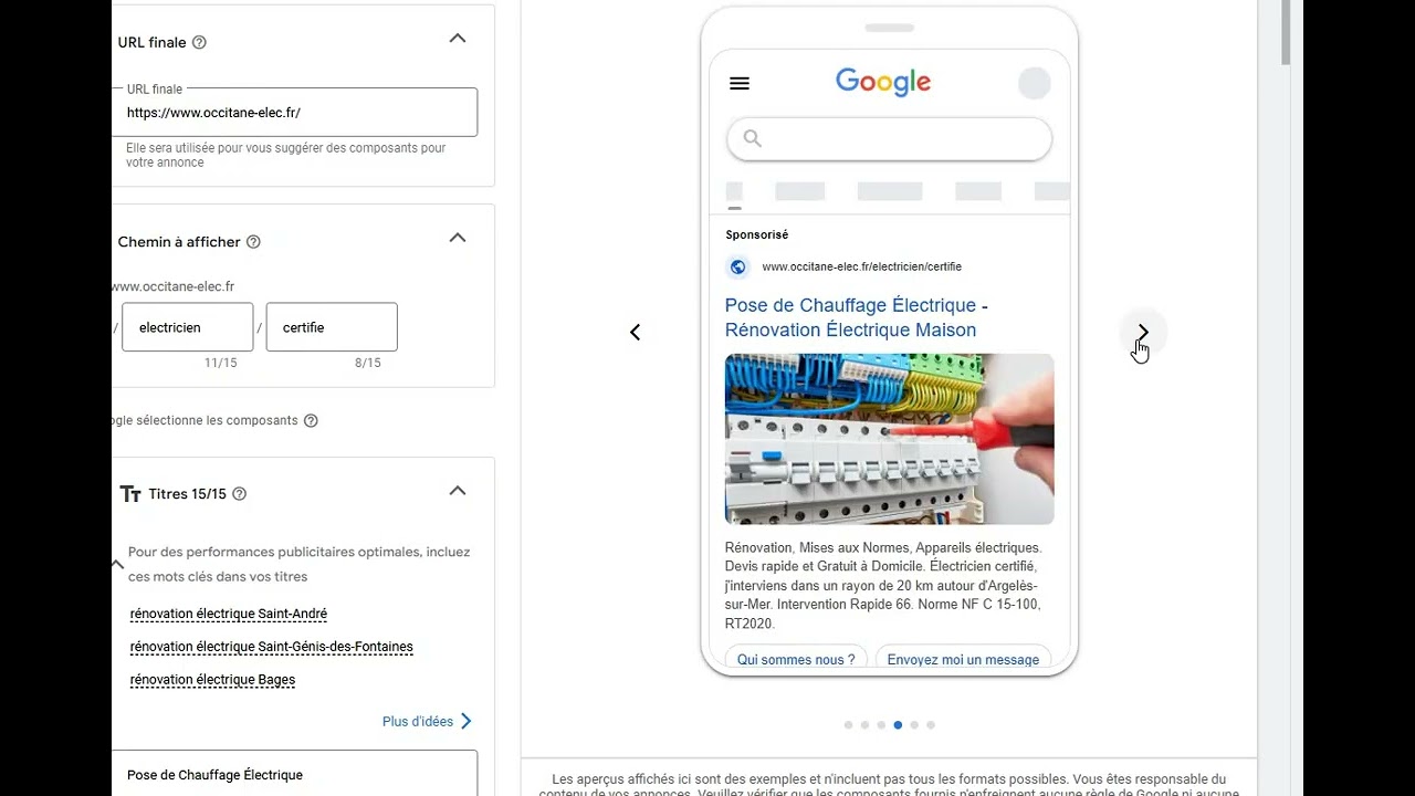 Campagnes publicitaires & SEA — vidéo