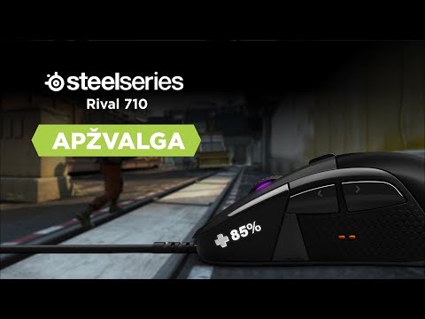 SteelSeries žaidimų pelė su laidu Rival 710
