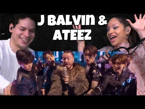 WHAT IS THIS SHOW? Waleska & Efra react MI GENTE— J BALVIN X ATEEZ Hongjoong, Yeosang, San y Mingi