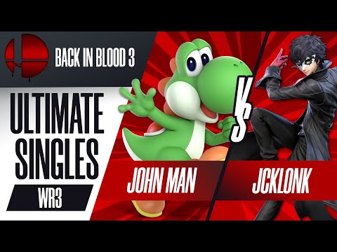 John Man vs. Jcklonk - Singles Winners Round 3 - Back In Blood 3