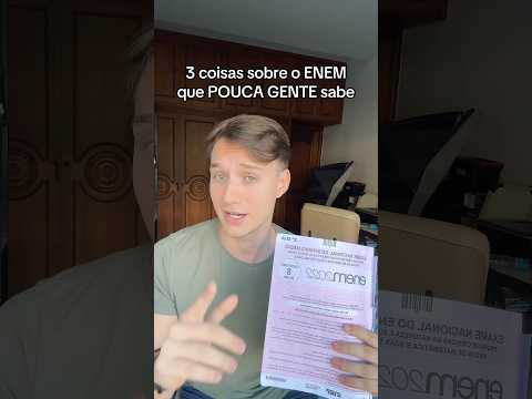 segredos do enem que o inep esconde… #shorts #enem