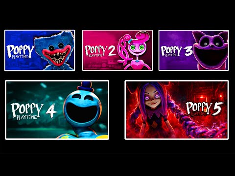 POPPY PLAYTIME: ALL CHAPTERS 1, 2, 3, 4 & 5 Full Gameplay Walkthrough & Ending