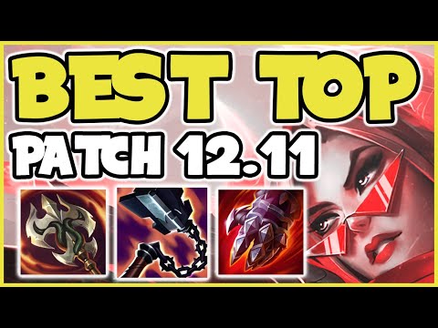 BEST SOLO CARRY Champion for TOP LANE in PATCH 12.11 - League of Legends