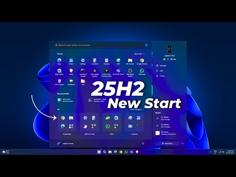 Windows 11 25H2 New Start Menu! Enable🚀