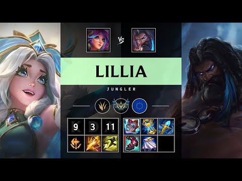Lillia Jungle vs Udyr - EUW Challenger Patch 25.S1.3