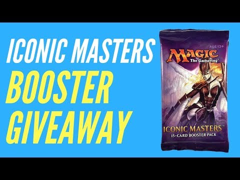 MTG Iconic Masters Booster Pack Open & Giveaway