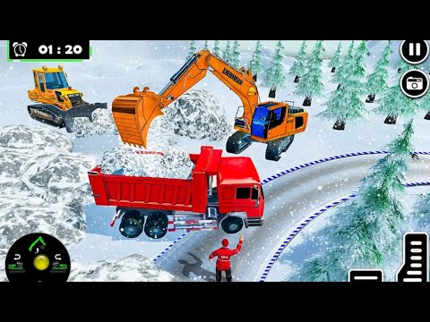 Excavator Simulator: Snow Crane Game #30