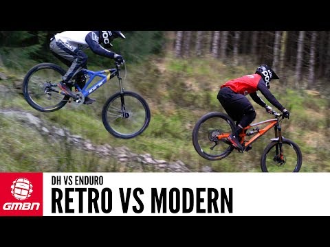 Can A Modern Enduro Bike Beat A Retro Downhill Bike?