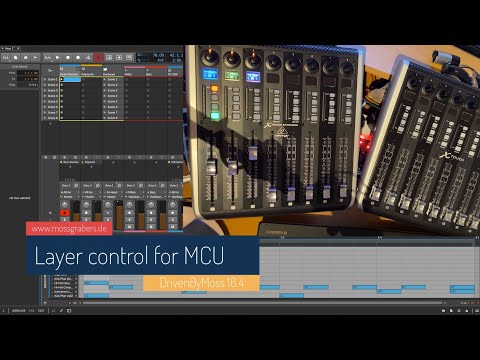 DrivenByMoss 16.4 - New Mackie MCU features - Control drum machine (Bitwig, X-Touch)