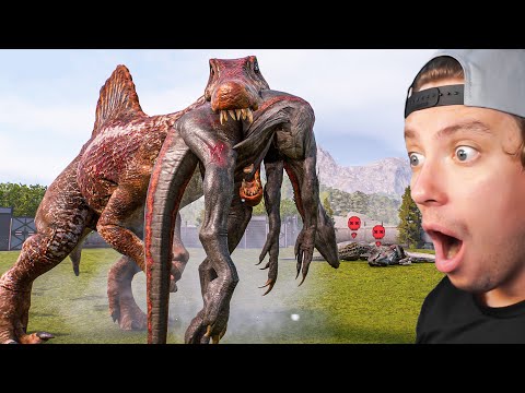 MAX LEVEL Spinosaurus Death Run in Jurassic World Evolution 3
