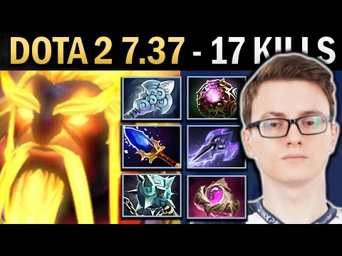 Ember Spirit Gameplay Miracle with 17 Kills and Gleipnir - Kez Dota 2