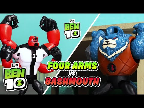 Ben 10 vs. Bashmouth Stop Motion | Ben 10 | Cartoon Network