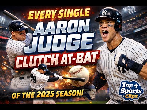 Every Single Aaron Judge Clutch At-Bat from the 2025 MLB season!!