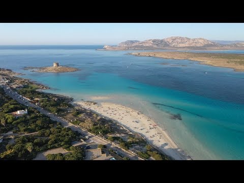 La Pelosa (Stintino) com'era il 27.10.2019 vista dal drone