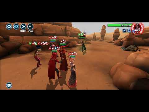 Nightsisters with merrin vs Reva tie interceptor proving grounds 3 star swgoh