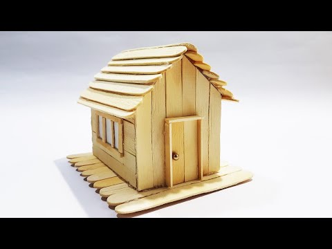 How To Make A Popsicle Stick House |Ice-cream Stick Easy Craft Idea|DIY|