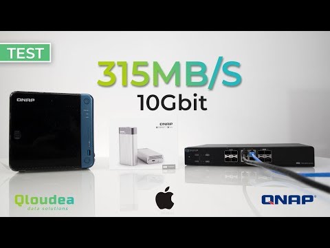 Test de Velocidad red 10Gbit en Macbook y QNAP
