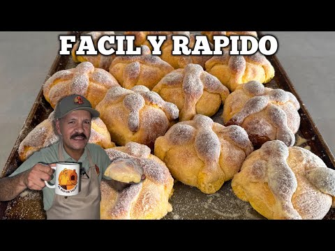 La RECETA mas FACIL de PAN DE MUERTO