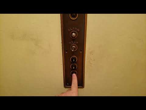 Vintage Beautiful Otis Traction Elevator Hotel St. Michael Prescott, AZ