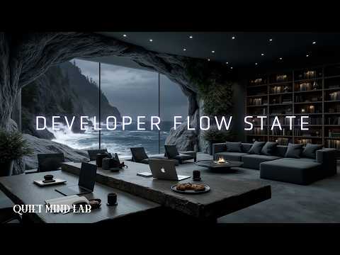 Deep Work Music | Ocean Cave Ambient for Ultimate Focus & Productivity