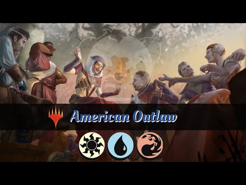 Jeskai American Outlaw MTG Competitive Arena BO1.