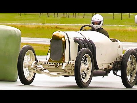 Einst das SCHNELLSTE AUTO des Planeten - 21.5 Liter BLITZEN BENZ im Renneinsatz