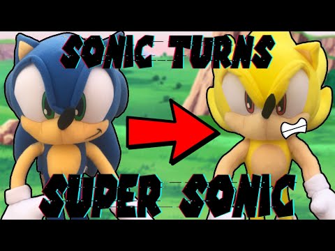 Sonic Turns Super Sonic - Skull Plush Productions
