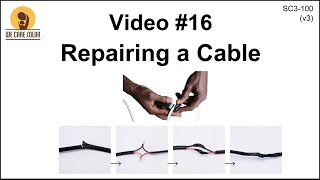 16 v3 Solar Suitcase – Repairing a Cable