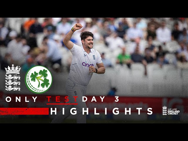 Tongue Takes 5-Fer In 10-Wicket Win | Highlights – England v Ireland Day 3 | LV= Insurance Test 2023
