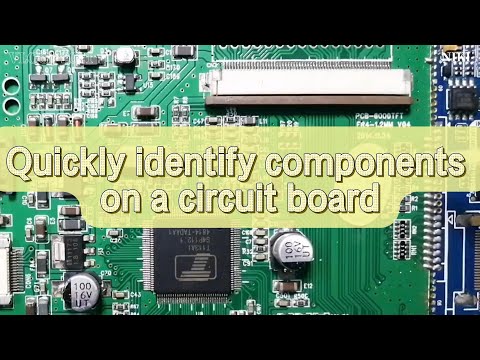 Part of a video titled Quickly identify components on a circuit board - YouTube