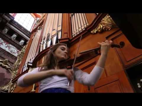 Gigue op. 23 Henryk Wieniawski, Malwina Kotz - violin, Robert Napieralski - pipe organ