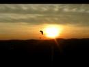 video Paragliding at sunset...