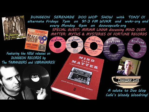 DUNGEON SERENADE DOO WOP SHOW - NEW TAMANEERS & VIBRANAIRES  CDs - MIRIAM LINNA - WOODY WOODSTER