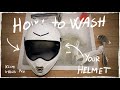 How to Wash you Motorcycle Helmet properly
