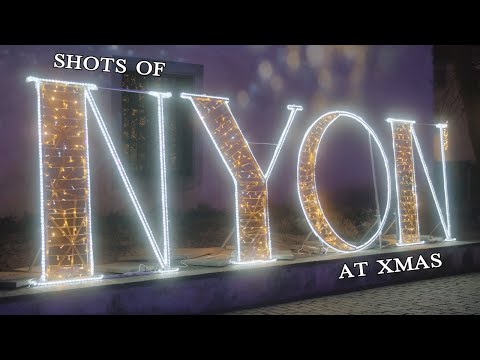 Shots of Nyon at Christmas in winter // Travel series // Vaud, Switzerland // Beasnael Film
