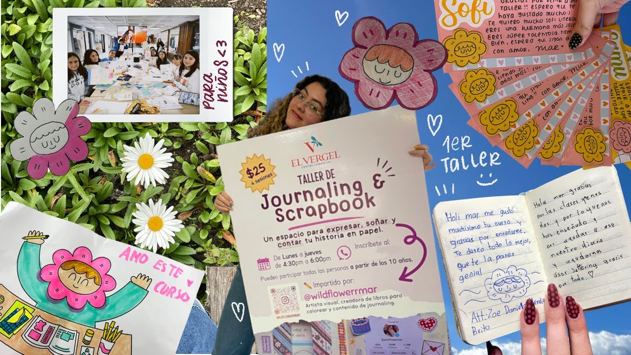 My first Journaling workshop for kids 💌 vlog