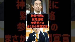 【電撃連携】浜田聡が神谷代表に直接連絡、参政党との共闘なるか【政治】