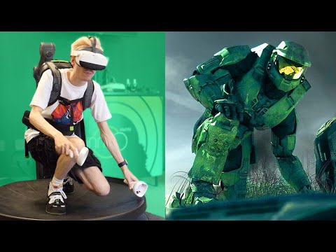 Trying A VR Treadmill Inspired By Ready Player One (Virtuix Omni One)