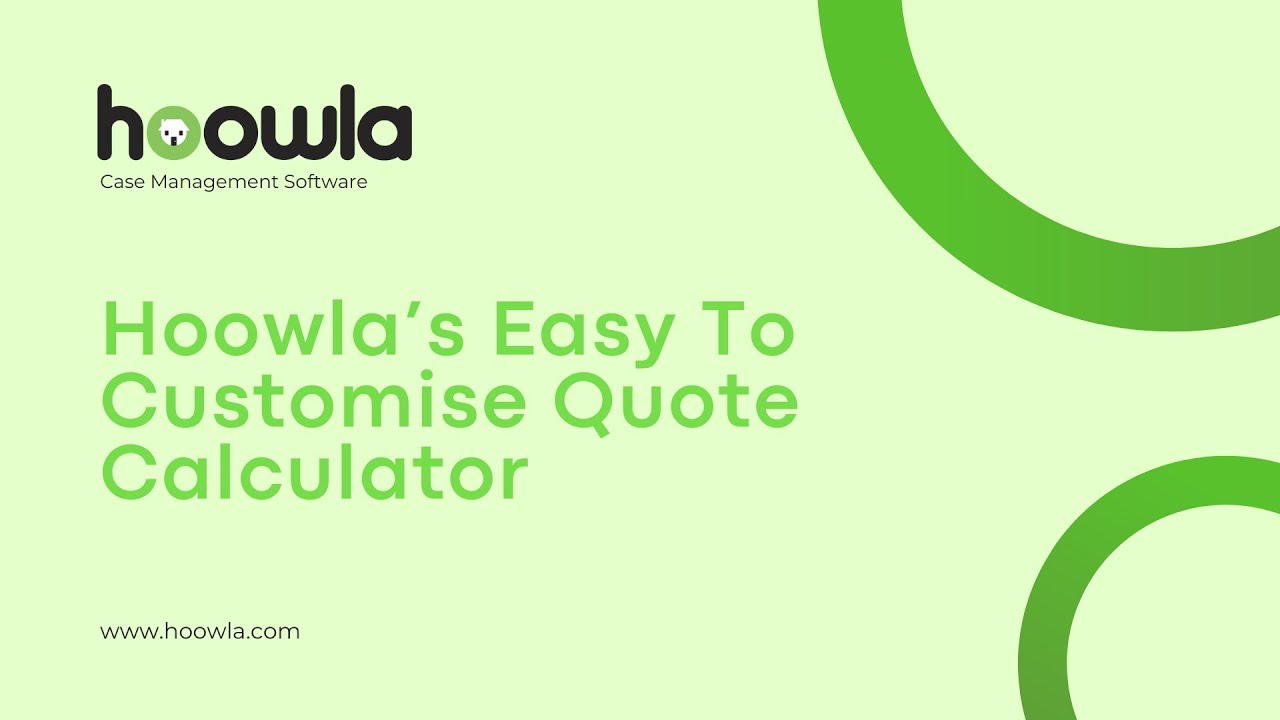 Conveyancing Quote Calculator | Hoowla Case Management Software