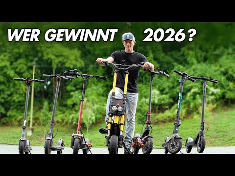 Die besten E-SCOOTER im Vergleich 2026! ► Top 5 E-Scooter mit Straßenzulassung (400€ - 900€)