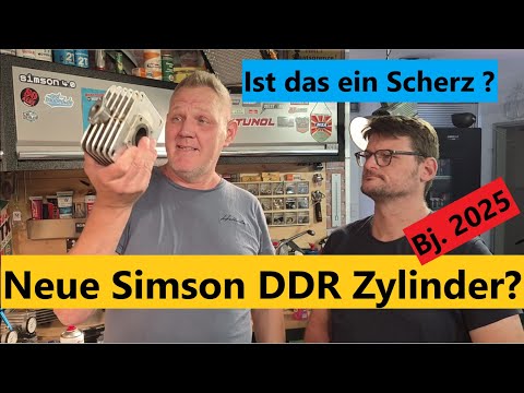 Neue Produktion DDR Simson Zylinder Bj. 2025 ? Das ist doch wohl ein Scherz ?