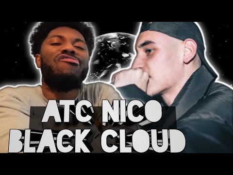 AMERICAN REACTING TO GREEK TRAP| ATC Nico - Black Cloud | Official Music Video 4k REACTION VIDEO