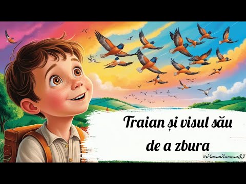 TRAIAN ȘI VISUL SĂU DE A ZBURA  de Păuna Ramona || Traian Vuia || poveste||  inventatori români